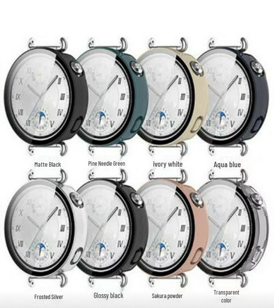 

GT6 Tempered Glass Watch Case with Film Integration Transparent