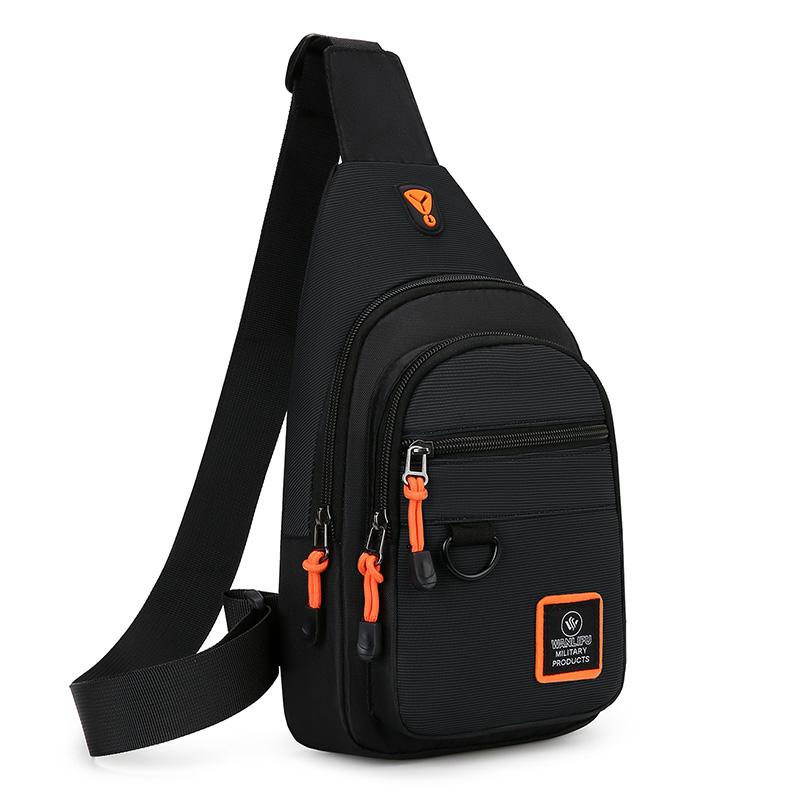 Fashion Men's Chest Bag Handbag Lightweight Oxford Fabric Crossbody Shoulder Bag Stylish Casual Men's Waist Packs Male Chest Bag