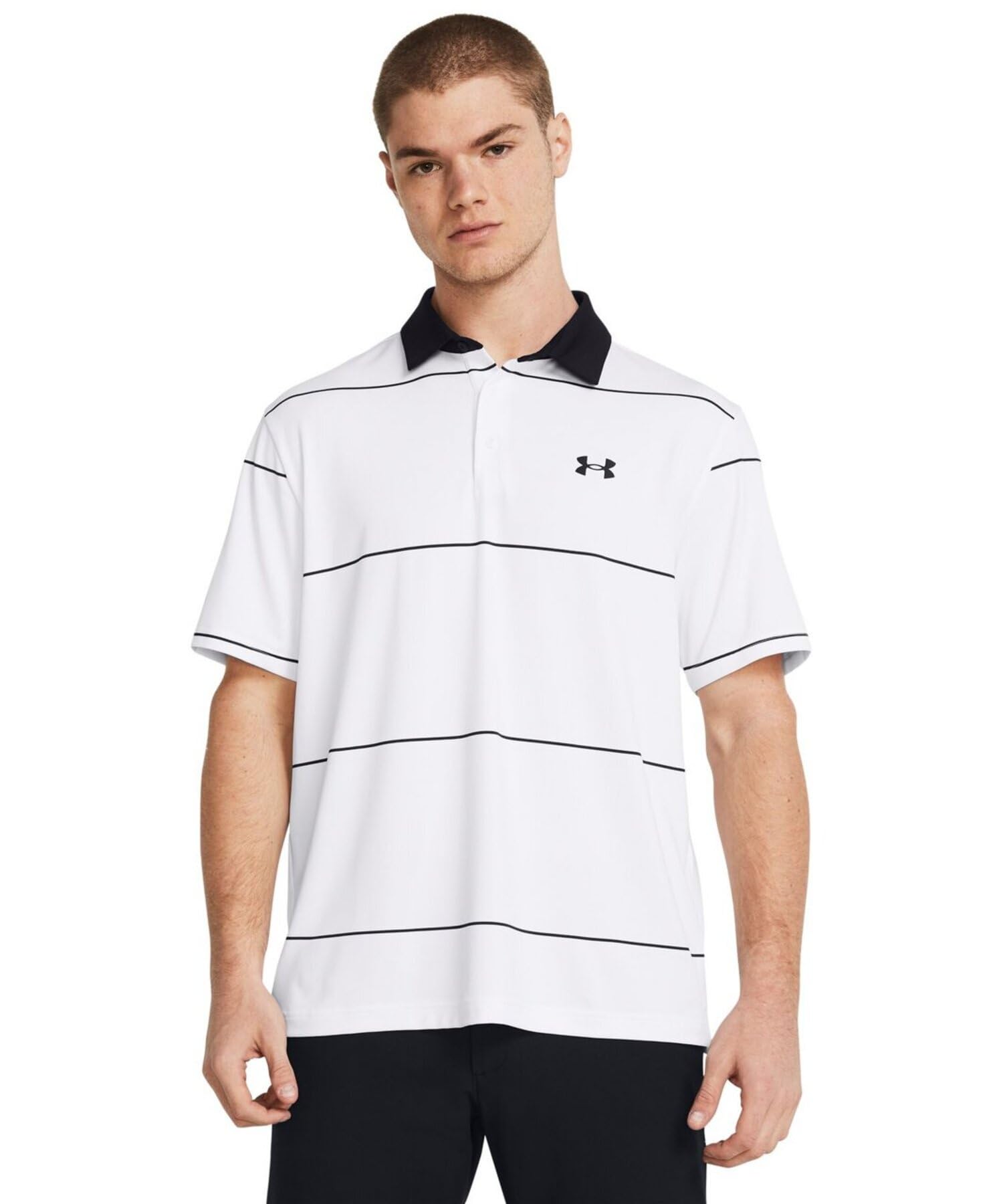 

UA Playoff Stripe Polo White Black XXL [Under Armour] 3.0 / /