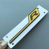 Long Underline S R C Badge ABS Car Emblem for Mercedes Benz AMG C63S E63S GTS GT63S GLC63S A45S CLA45S GLE63S Trunk Logo Sticker XG1