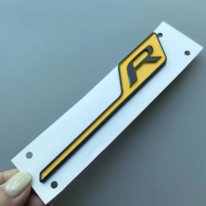Long Underline S R C Badge ABS Car Emblem for Mercedes Benz AMG C63S E63S GTS GT63S GLC63S A45S CLA45S GLE63S Trunk Logo Sticker XG1