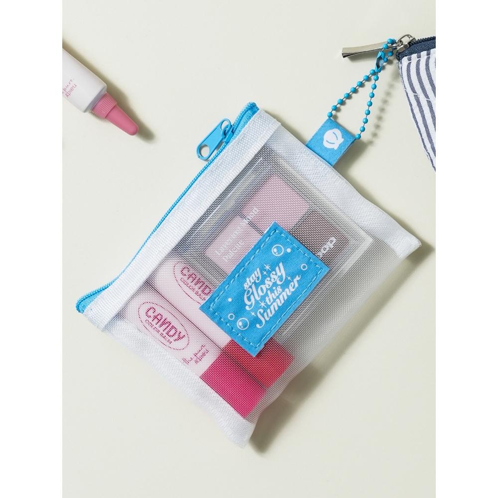 Daiso Summergloss Mini Mesh Pouch
