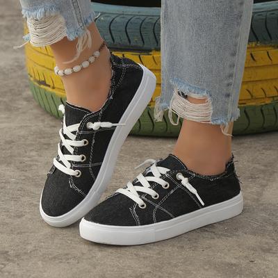 Spring and Autumn Footwear Plus Size Casual Shoes Comfortable Canvas Women's Shoes