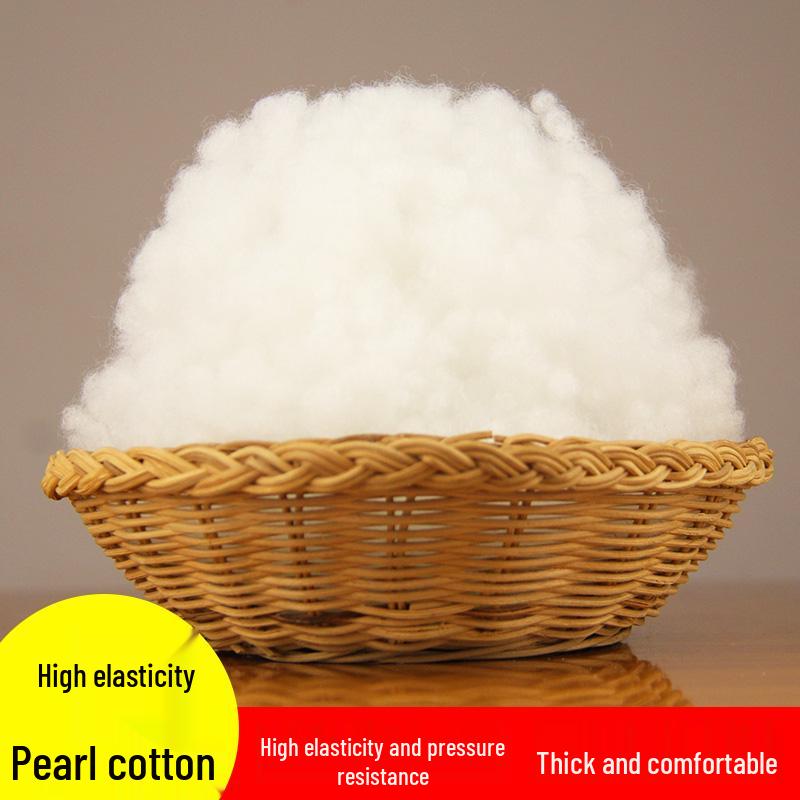 Granular Pearl & Silk Cotton Pillow with Polyester Fiber Filling