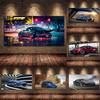 Modern Supercar Canvas Paintings Cool Rally Race Racing Car Posters and Prints Wall Art Pictures for Living Bedroom Home Decor No Frame