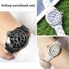 High-end Ceramic Watchbands Black White For J12 Bracelet 16mm 19mm Strap Stainless Steel Folding Buckle Watch Chain