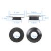 MOTO4U For BMW S1000RR HP4 Racing Rear Wheel Spacer 2PCS Aluminum Motorcycle Accessories Driven Captive Spacer