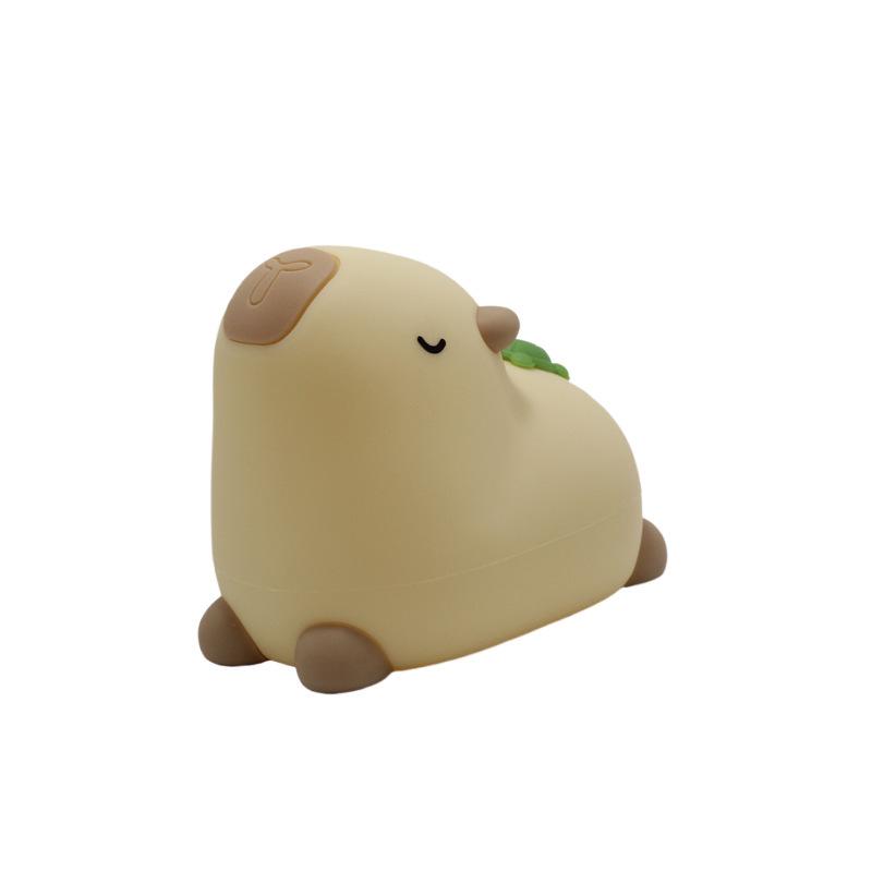 Capybara Silicone Night Light - Pat-Controlled, Timed, Ideal Children's Birthday Gift