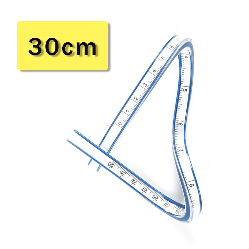 Flexible Curve Ruler Soft Arbitrary Curve Ruler 30/40/50/60cm PVC Drafting Drawing Measure Tool Tape/Ruler Clothing/Architecture