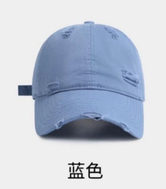 Spring And Summer Hole Soft Top Baseball Cap Men And Women Versatile Sun Protection Shade Cap Solid Color Couple