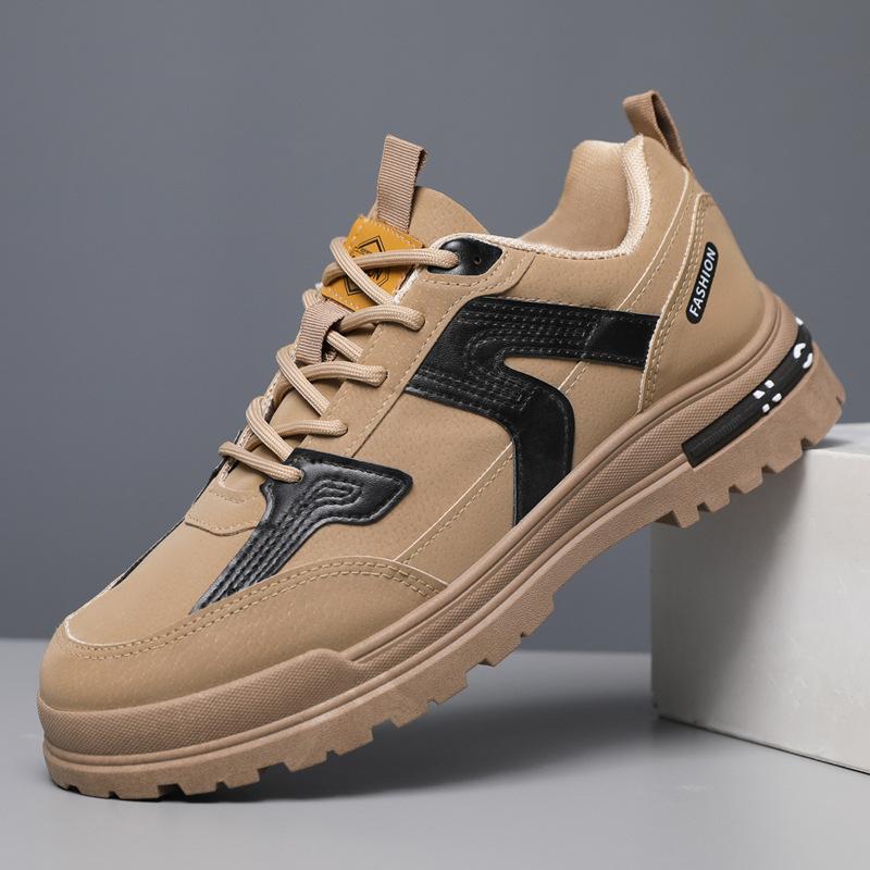 

Британский стиль мужская обувь модные универсальные осенне-зимние модели темперамент тренд повседневные одинарные туфли молодежные туфли на плоской подошве иностранный тра 39 хаки