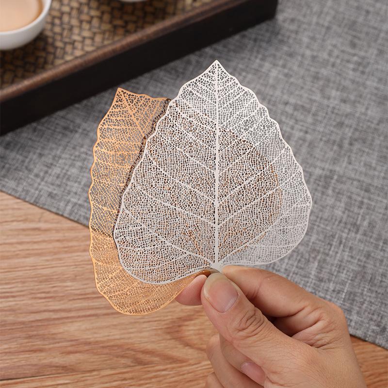 304 Edelstahl Teefilter 5 Stück/Set Einzigartiges Bodhi-Blatt-Design Teekanne für losen Tee und Kaffee Vielseitiger Sieb