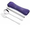 3 Pcs/Set Stainless Steel Cutlery Set Storage Box Stainless Steel Outdoor Silverware Fork Spoon Chopsticks Kitchen Tools New