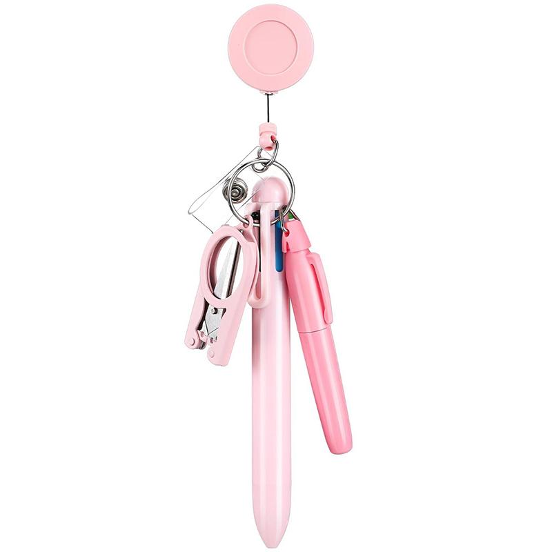 

Набор ручек для медсестры Macaron, мини-значок, масштабируемый значок, аксессуары, шариковая ручка, флуоресцентная ручка, складные ножницы, брелок