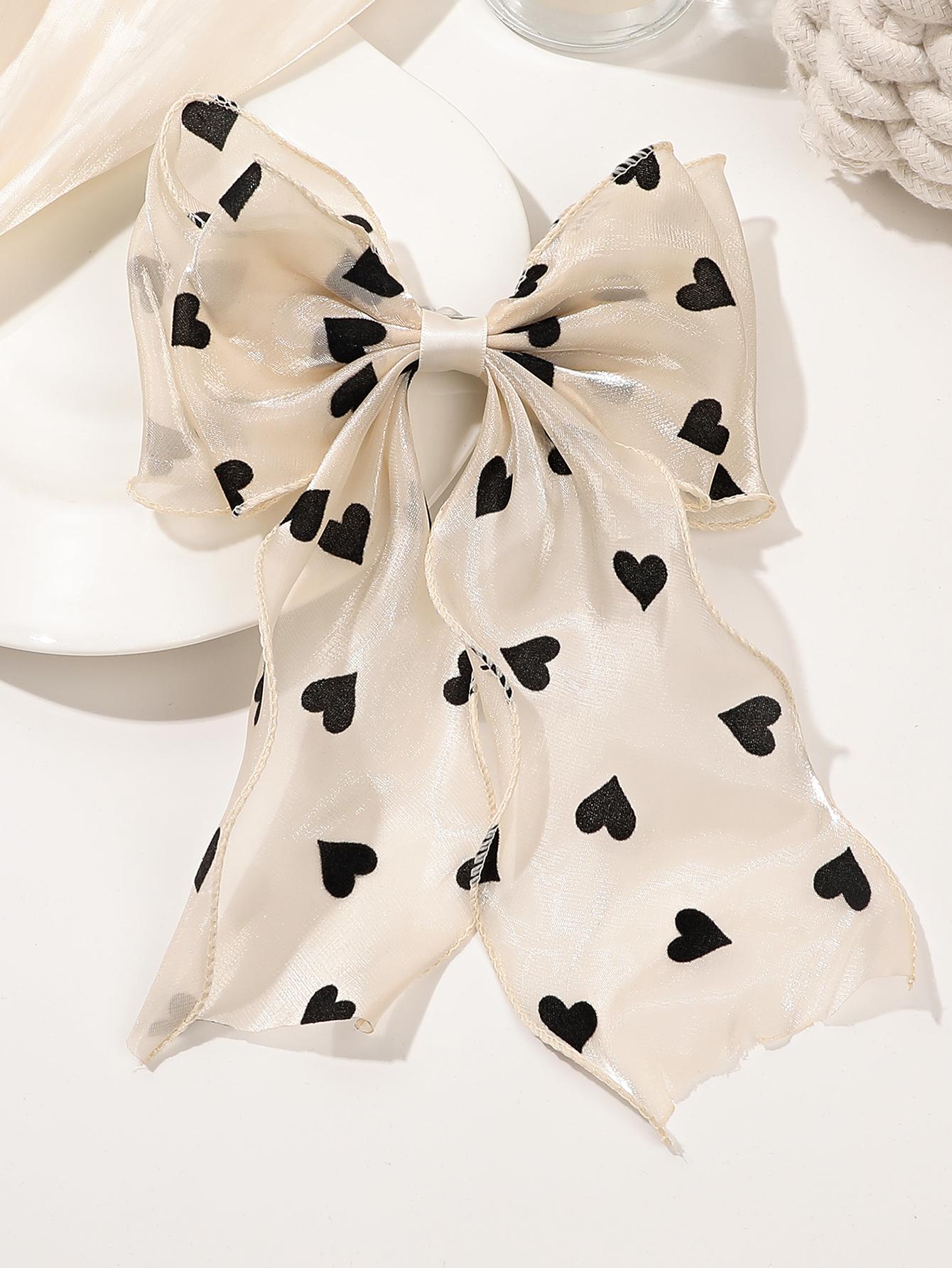 

Модная заколка для волос с бантом Premium Feeling бежевая сетчатая лента пружинная заколка для волос аксессуары для волос