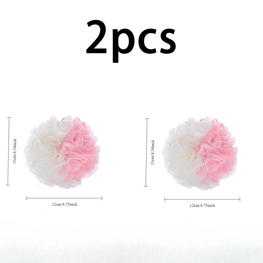 Long Bath Loofahs Stretchable Braided Mesh Exfoliating Loofah Back Scrubber Ball Body Bath Shower Sponge Housewear & Furnishings