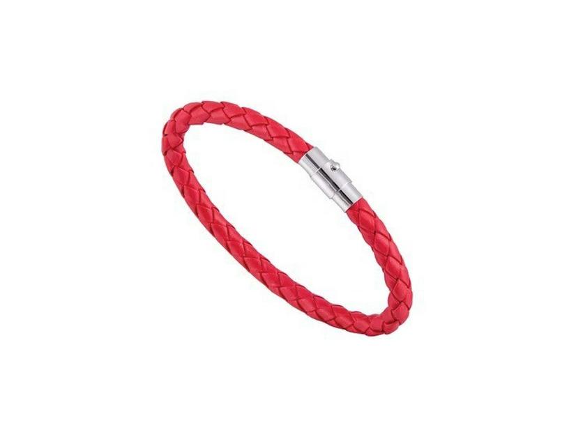 Men's Woven Bracelets: Magnetic Buckle PU Hand Ropes, Personalized High-End Accessories for Daily Wear