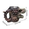 Innovative Dinosaur Shape Cup With Nonrust Steel Liner Easy Cleaning Dinosaur Drinking Cup For Home Decors Or Gift