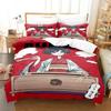 3D Print Anime My Master Has No Tail Bedding Set Printed With Pillowcase Bed Duvet Cover Soft Queen King Size Bedclothes Home