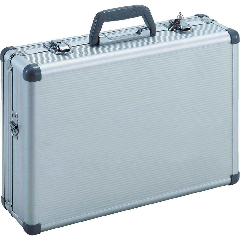 

TRUSCO Aluminum Single 386 x 245 x Case, Opening, 128, Silver, TAC-11