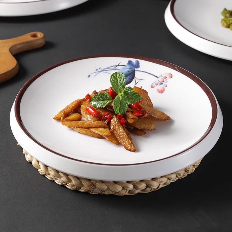 Commercial Melamine Round Shallow Plate