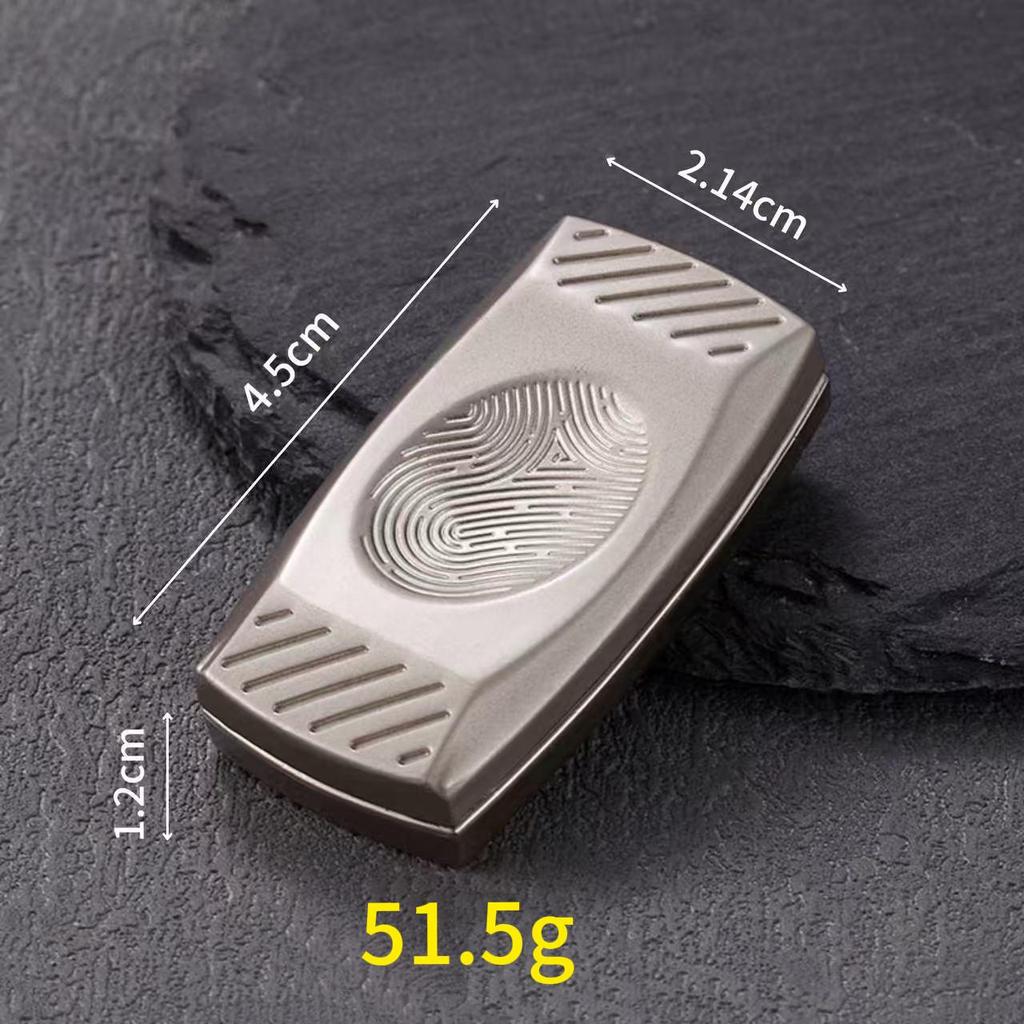 Hand-Pushed Metal Sound Coin Finger Spinner Toy - Decompression & Leisure Entertainment Gyro