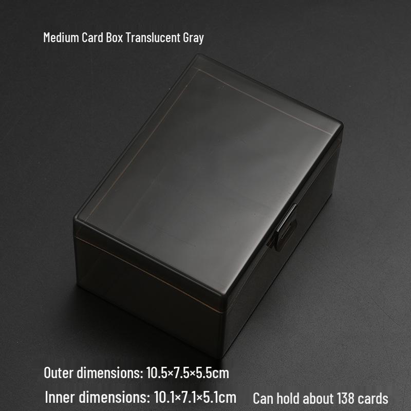 Large Capacity Flip-Top Card Storage Box for Pokémon, Three Kingdoms Kill, Yu-Gi-Oh!