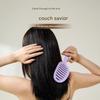 Wet And Dry Use Volumizing Hair Comb With Auto Cleaning Design For Gentle Detangling And Comfortable Ergonomic Grip