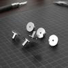 6 Pieces Locating Pin Thickened Construction Shiny Alignment with Flange