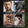Wireless 4-in-1 barber with electric shaver and electric shaver function.