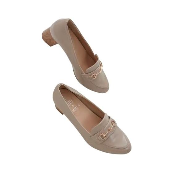 ROPE PICNIC Women s ROPE PICNIC PASSAGE byHARUTA/Wrinkle Enamel Heel Up Loafers Loafers