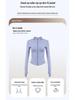 Women's Slim-Fit Fleece-Lined Running Jacket - Autumn/Winter 2025 Yoga & Fitness Long Sleeve.