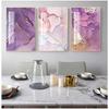 Nordic Colorful Golden Scandinavian  Modern Abstract Canvas Painting Wall Art Print Pictures for Living Room Home Decor