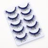 5/7/8/10/20 Pairs Shiny 3D Colorful Long Thick Glitter Artificial Eyelashes