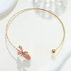 Adjustable Flower Necklaces Colorful Collar Necklace Simple Open Chokers  Women