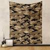Camouflage Pattern Patterned for Home Décor - Patterned Tapestry for Bedroom and Living Room Home Decor.