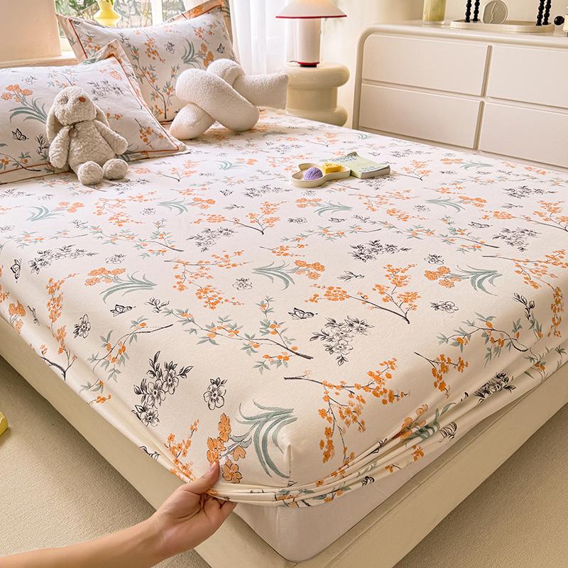 100% cotton Class A maternal and infant grade pure cotton abraded mattress single-piece bedspread Simmons mattress cover protective cover