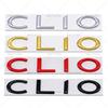 3D Metal CLIO Letter Emblem Fit Renault Rear Trunk Body Personalized Modification Badge