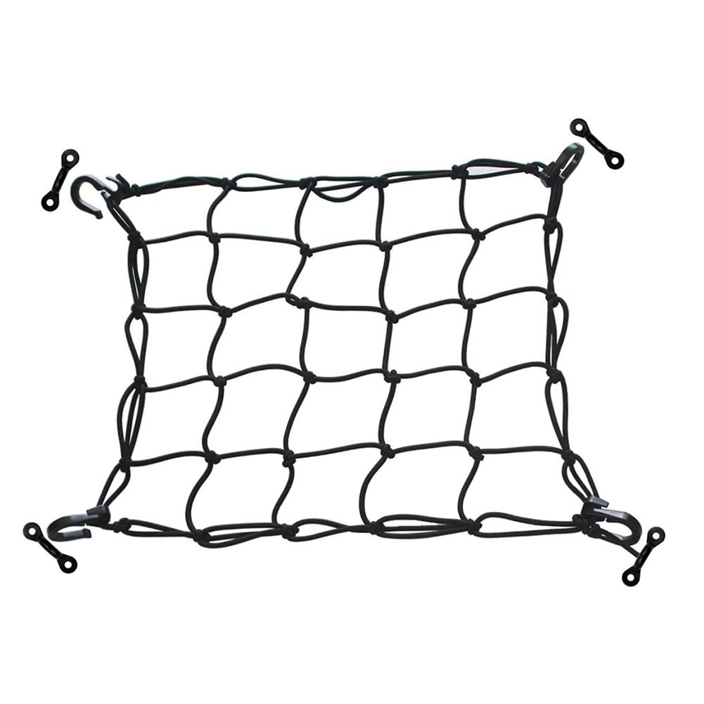 38x38cm kayak deck cargo net Buckle hook Heavy duty nylon luggage net bungee net Marine accessories