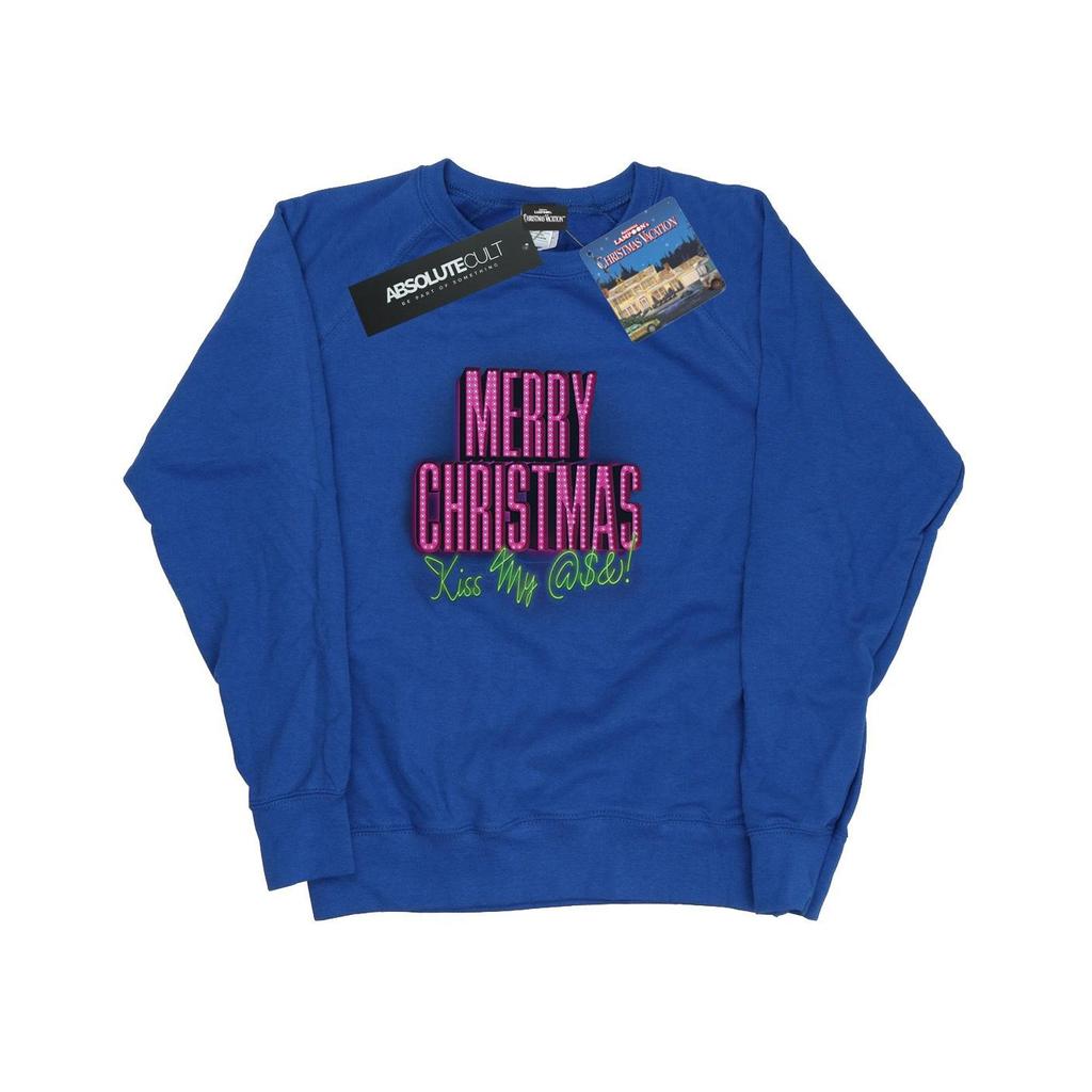 National Lampoon´s Christmas Vacation Womens/Ladies Kiss My Ass Sweatshirt