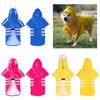 Breathable Reflective Dog Rain Suit Easy Wear 2 Leg Design Rain Jackets For Small to Large Dog Rainy Day Outdoor Activity