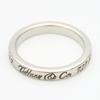 Używany TIFFANY&Co. Pierścionek Notatki Wąski EU#49 Srebro925 2,7g Srebrny Klasyczny