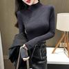 Women's Fleece-Lined Velvet Half-High Collar Shirt | Stylish, Warm Autumn/Winter Base Layer Top 2025