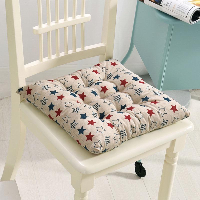 Stylish And Cozy Chair Cushion Pad With Tie-up For Living Room And Bedroom