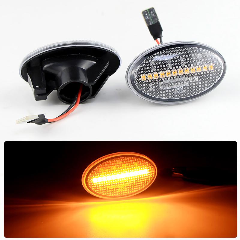 

for Mercedes-Benz Vito W639 2003-2014 A-Class W168 1997-2001 Smart W450&W452 1998-2007 LED Dynamic Side Marker Turn Signal Light