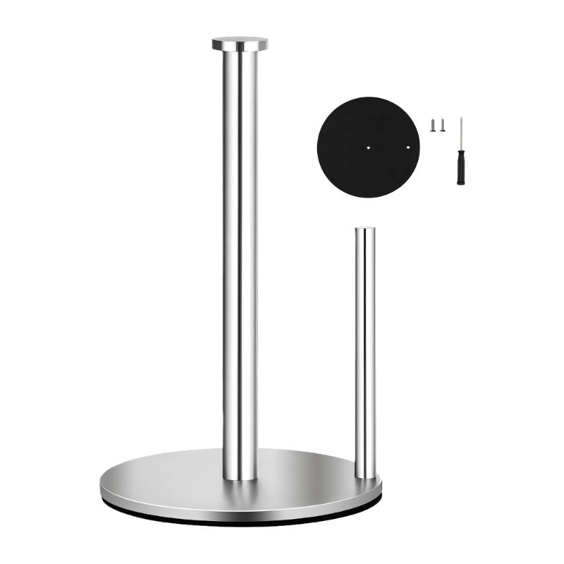 Modern Stainless Steel Paper Towel Holder for Kitchen and Bathroom Easyly To Install and Clean Hygienic Surfaces