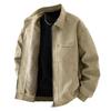 Men's American Retro Fleece-Lined Lapel Jacket