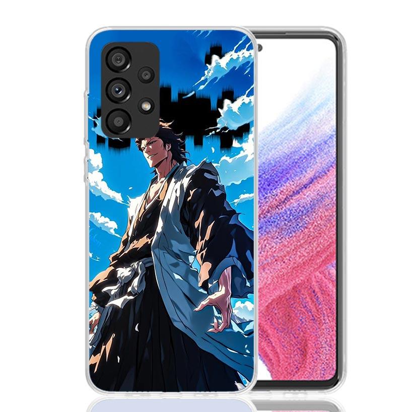 Aizen Sousuke Bleach Phone Case For Samsung Galaxy A17 A16 A14 A15 A13 A57 A56 A54 A55 A53 A37 A36 A34 A35 A33 A26 A24 A25 A23 G