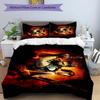 Resident Evil Design Bed Bedding Set 1 Duvet Cover + 2 Pillowcases Soft Breathable Household Bed Linens
