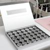 Nail Art Container 35 Detachable Aluminum Trays Hardened Foam Base For Decoration Storage Box Lightweighted